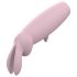 Nude Hazel - genopladelig klitorisvibrator med kanin (lilla)