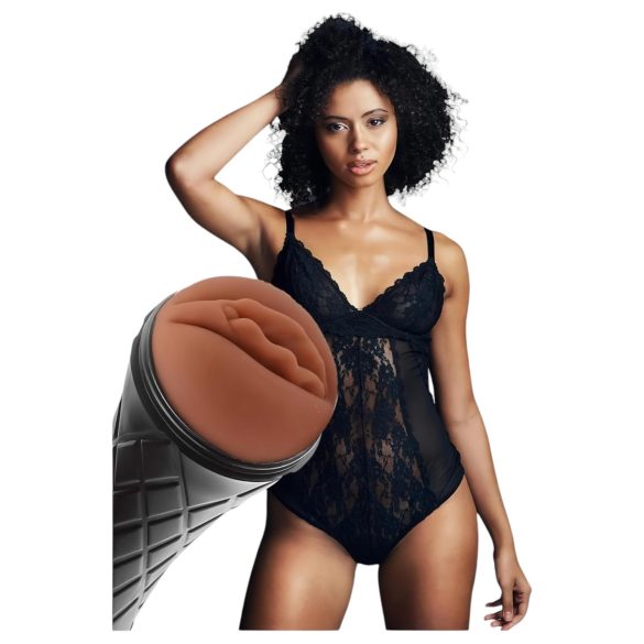 Marly - Den Naboens Pige: Livagtig, Brun Pocket Pussy