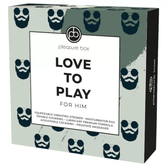 Pleasure Box Love to Play - masturbatorsæt - 6 dele