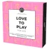 Pleasure Box Love to Play - vibratorsæt - 6 dele - pink/lilla