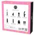 Pleasure Box Leg & Lege - Vibrator sæt, 6 dele (pink-lilla)