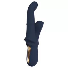 Goddess Iris - perlevibrator med klitorisarm (blå)
