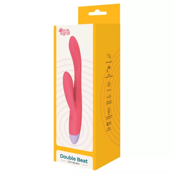 Dreamtoys - G-punkts vibrator med klitorisarm - rød