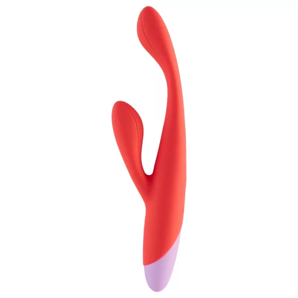 Dreamtoys - G-punkts vibrator med klitorisarm - rød