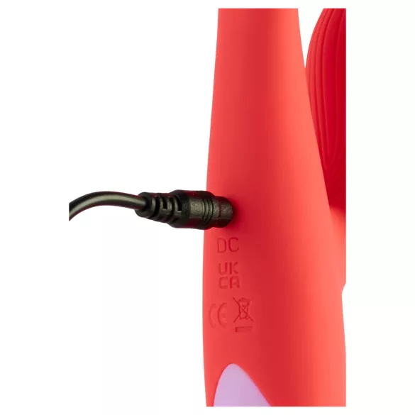Dreamtoys - G-punkts vibrator med klitorisarm - rød