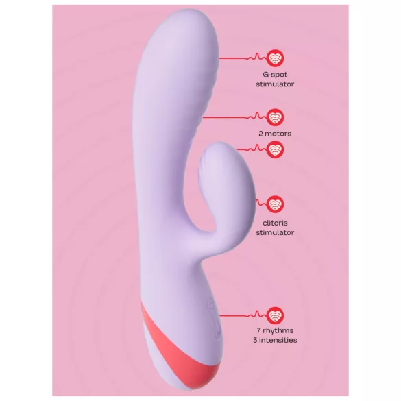 Dreamtoys Love Signal - klitorisstimulator med arm (lilla)