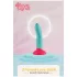 Dreamtoys Love Signal - tofarvet silikonedildo lille (blå)