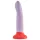 Dreamtoys Love Signal - tofarvet silikonedildo stor (lilla)