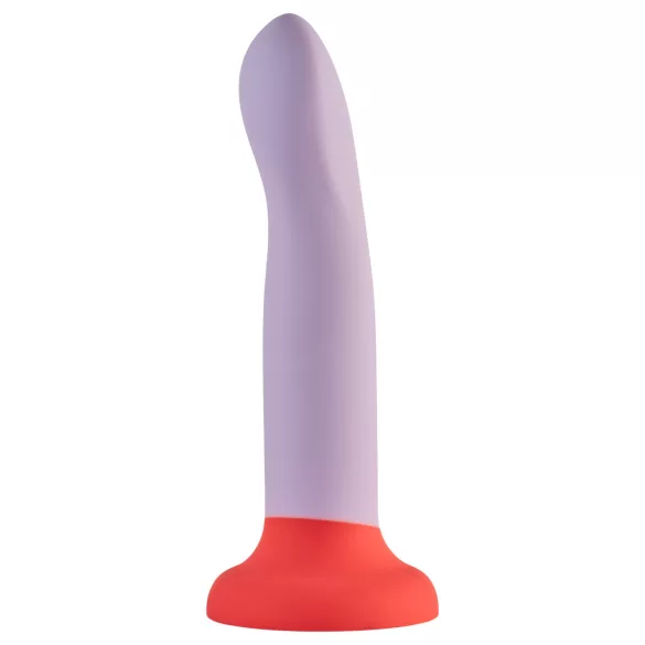 Dreamtoys Love Signal - tofarvet silikonedildo stor (lilla)