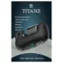 Titanz Auto Squeeze - automatisk masturbator (sort)