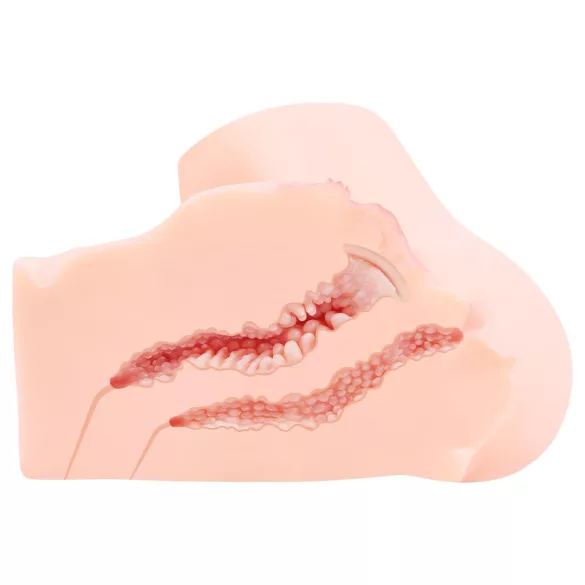 Kokos Onahole - realistisk torso-masturbator (naturfarvet)