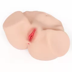   Kokos Maria - realistisk masturbator torso - vagina og anus - naturfarve