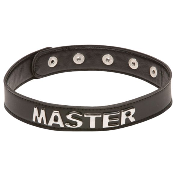 X-Play Master - BDSM halsbånd (sort)