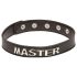 X-Play Master - BDSM halsbånd (sort)