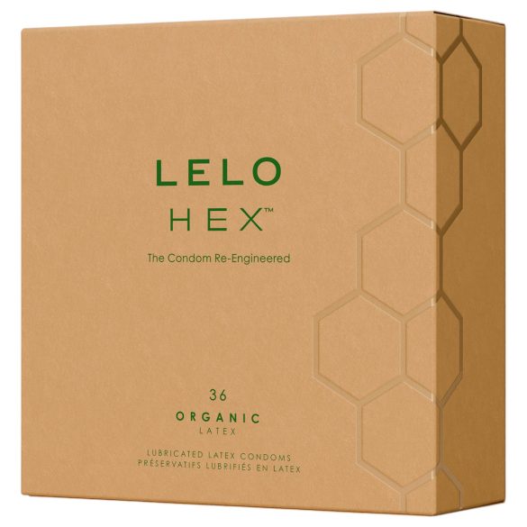 LELO Hex Organic - styrkende kondomer (36 stk.)