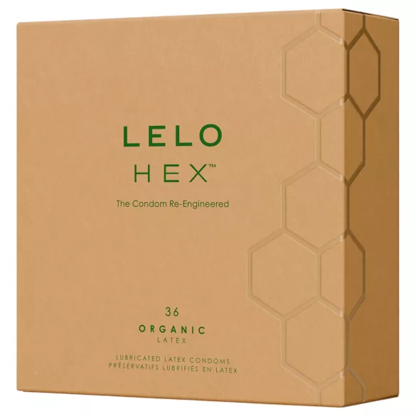 LELO Hex Organic - kondom - økologisk latex - 36 stk