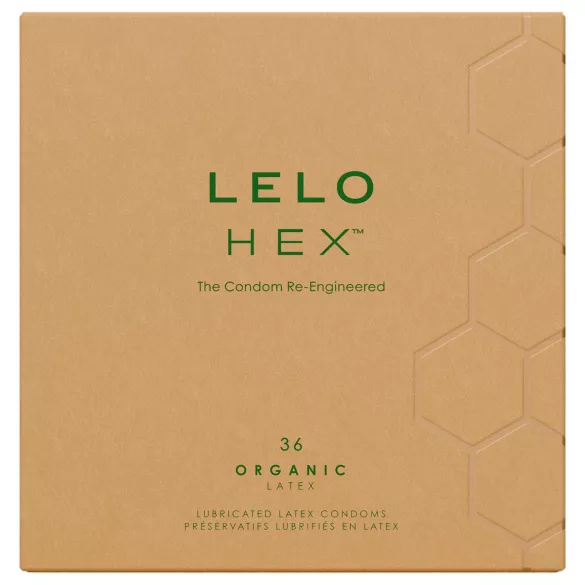 LELO Hex Organic - kondom - økologisk latex - 36 stk