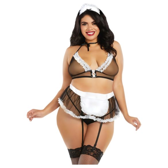 Dreamgirls Stuepige Mesh Kostume Plus Size (XL-XXL)