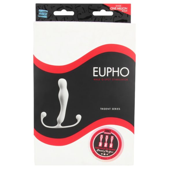 Aneros Eupho Trident - hvid prostata dildo