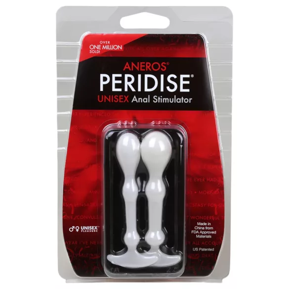 Aneros Peridise - analdildo sæt - 2 stk - hvid
