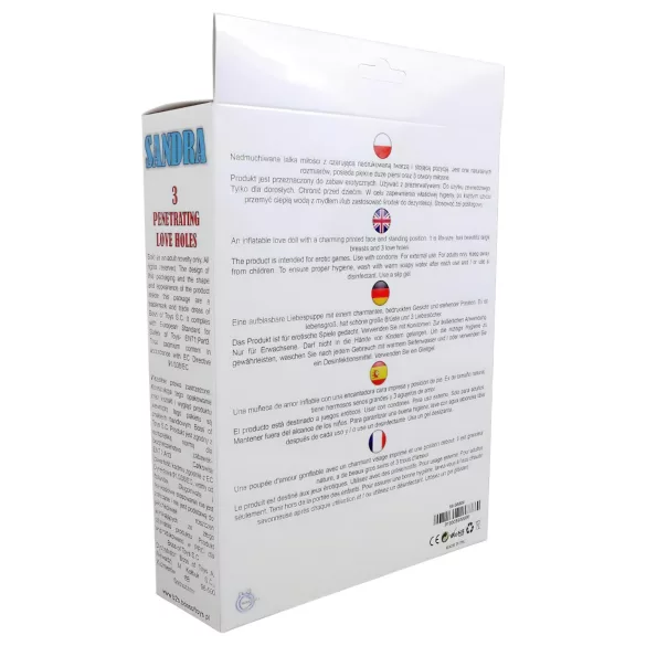 Sandra - oppustelig sexdukke - 165 cm