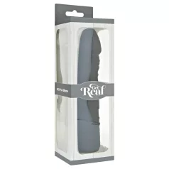 Get Real - vibrator med realistisk form - silikone - sort