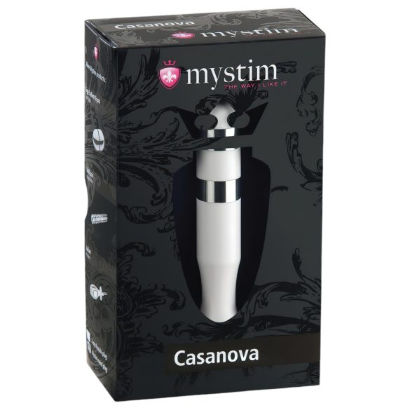 mystim Casanova - elektro-stav vibrator (hvid)