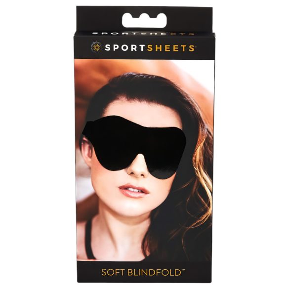Sportsheets - blød, elastisk øjenmaske (sort)
