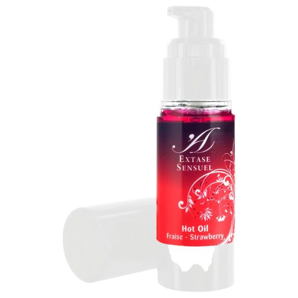 Extase Sensuel - varmende massageolie - jordbær (30 ml)