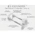Jes-Extender - penisforlænger - justerbar op til 17cm - light standard