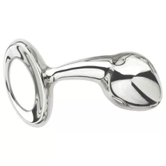 Njoy M - medium metal anal plug (sølv)