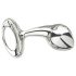 Njoy M - medium metal anal plug (sølv)