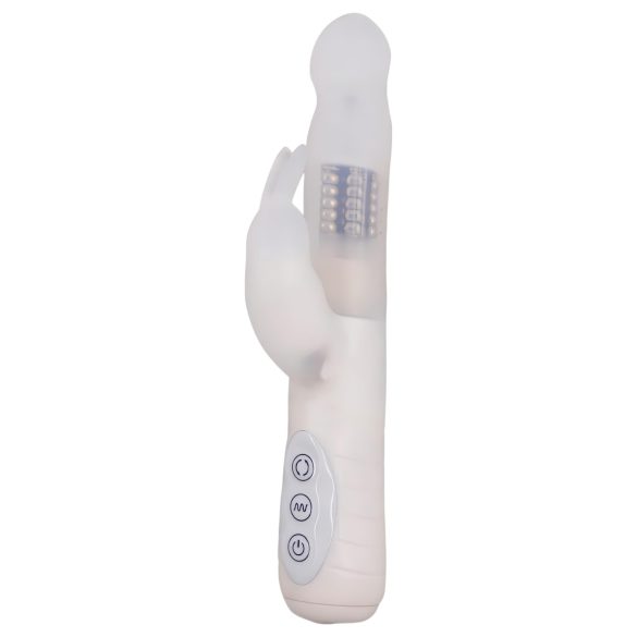 Layla Artiche - vandtæt, roterende klitorisvibrator med arm (hvid)