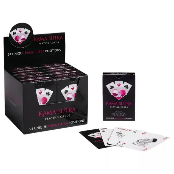 Kama Sutra-spil - 54 sexstillinger fransk kortspil (54 stk.)