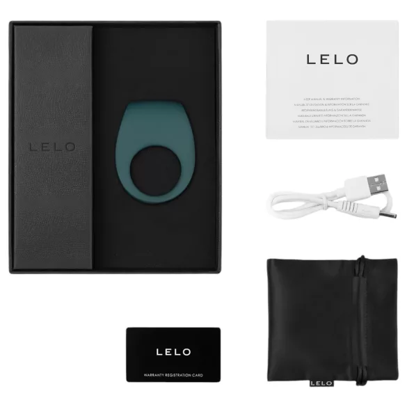 LELO Tor 2 - vibratorisk penisring - genopladelig - grøn