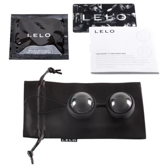 LELO - bækkenbundskugler - justerbar - sort