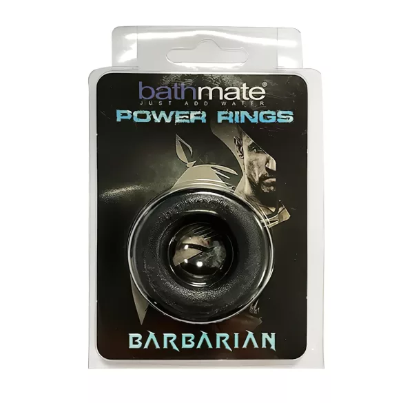 BathMate - penisring - kraftig design - silikone sort