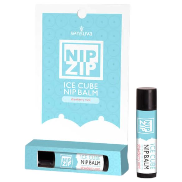 Sensuva Nip Clip - kølende brystvorte gel - jordbær-mynte (4 g)