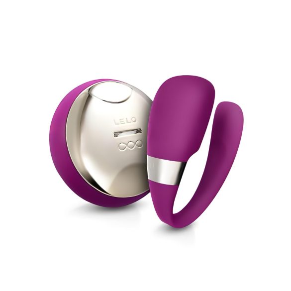 LELO Tiani 3 - Silikone par-vibrator (lilla)