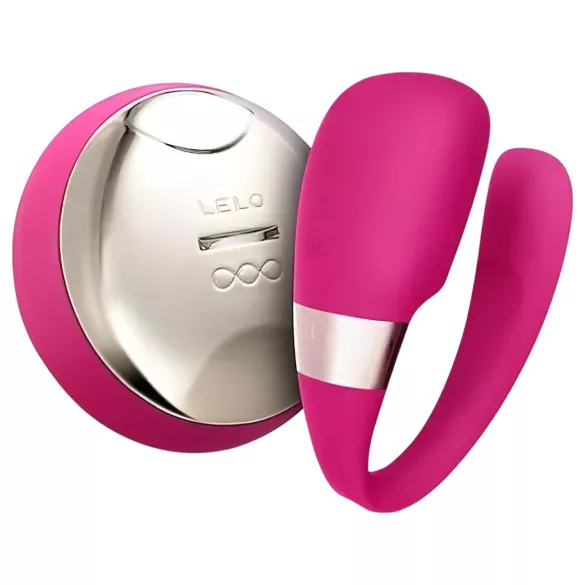 LELO Tiani 3 - parvibrator - fjernbetjent - silikone - pink
