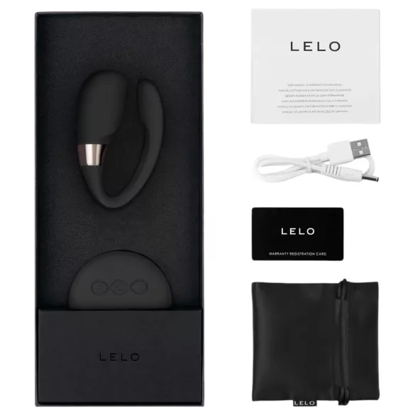 LELO Tiani 3 - parvibrator til par - silikone - sort