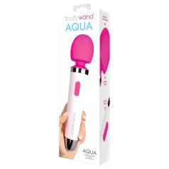   Bodywand - wand vibrator - vandtæt massageapparat - hvid/lyserød