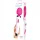 Bodywand - wand vibrator - vandtæt massageapparat - hvid/lyserød