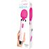 Bodywand Aqua Wand - vandtæt massagestav (hvid-lyserød)