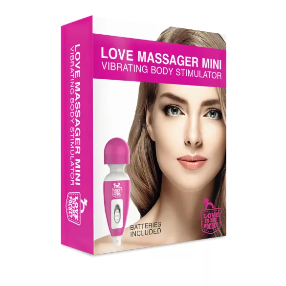 Love Wand - mini vibrator - klitorisstimulator - pink
