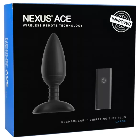 Nexus Ace - fjernbetjent, opladelig anal vibrator (stor)