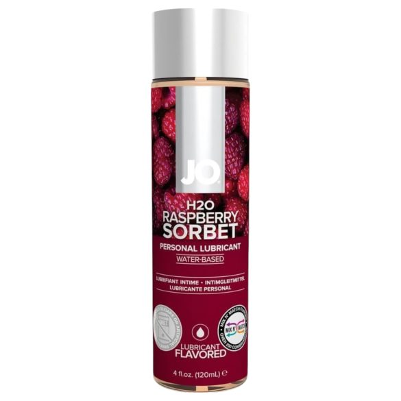 JO H2O hindbær sorbet - vandbaseret glidecreme (120ml)