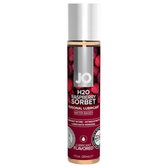 JO H2O Hindbær Sorbet - Vandbaseret Glidecreme (30ml)