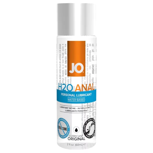 System JO - H2O Anal Original - vandbaseret analsmøremiddel (60 ml)