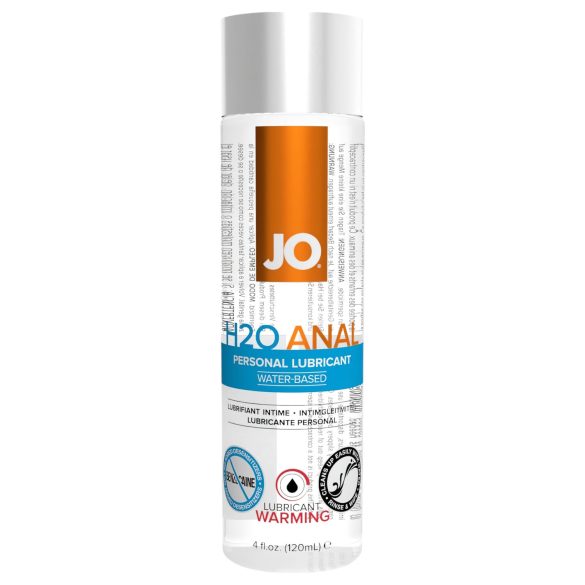 JO H2O Varmende: Vandbaseret anal glidecreme 120ml